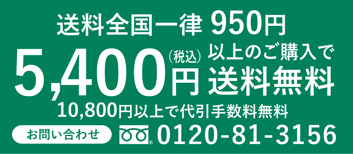 5400円以上送料無料