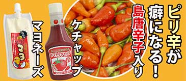 島とうがらし入り ケチャップ&マヨネーズ
